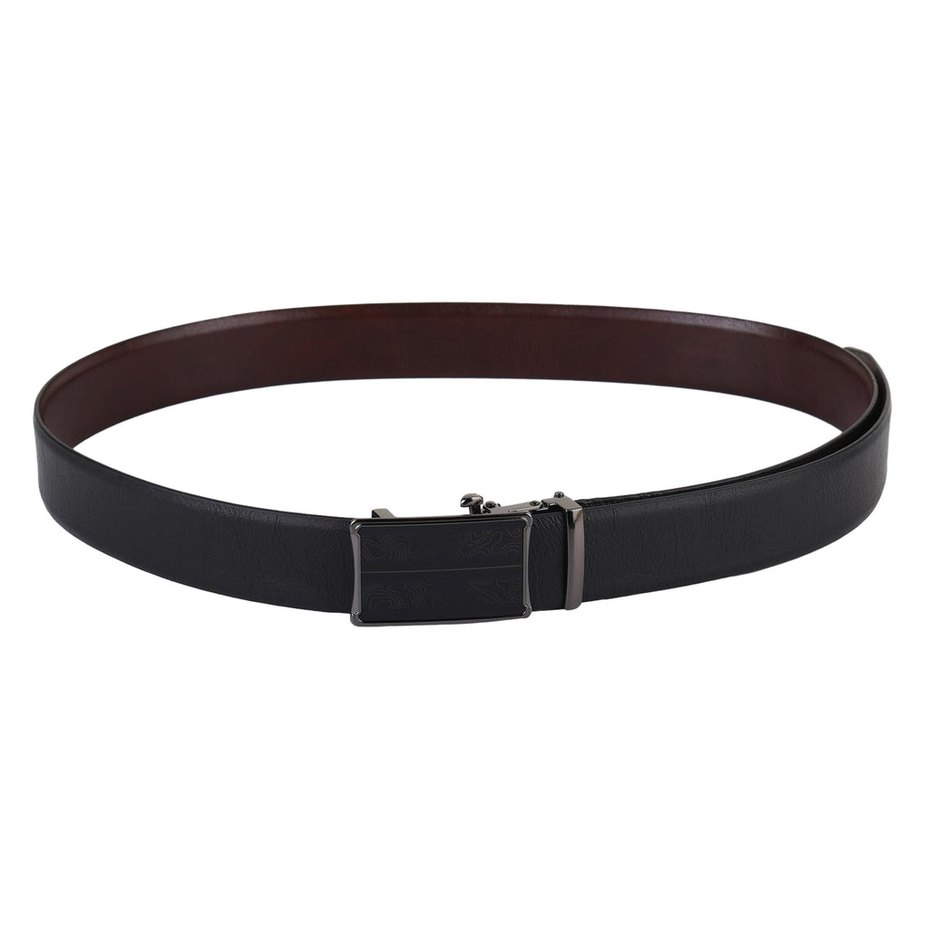 Premium Leather Reversible Waist Belt with Autolock Buckle, Style 3