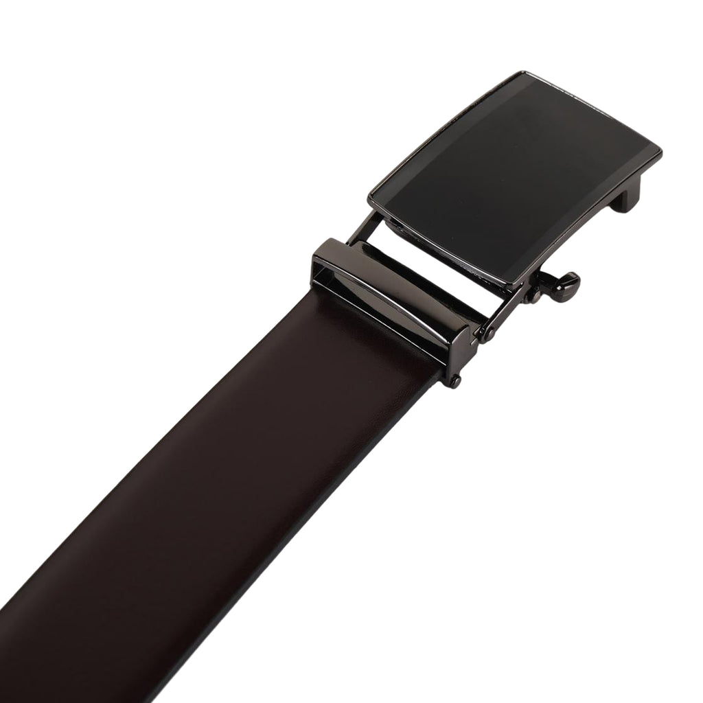 Premium Italian Leather Reversible Waist Belt with Autolock Buckle, Style 3