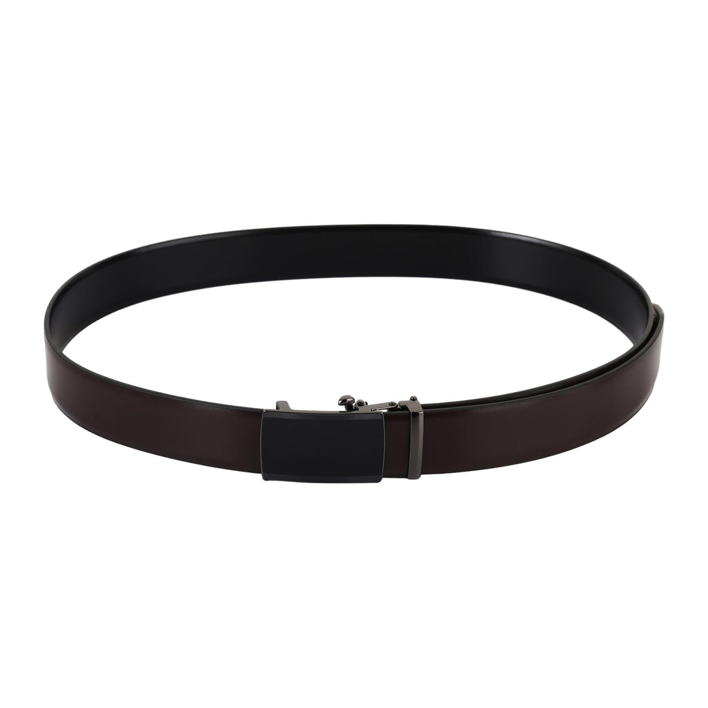Premium Italian Leather Reversible Waist Belt with Autolock Buckle, Style 3