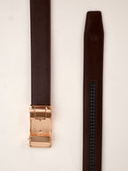 Aurum Ledger Premium Leather Ratchet Belt