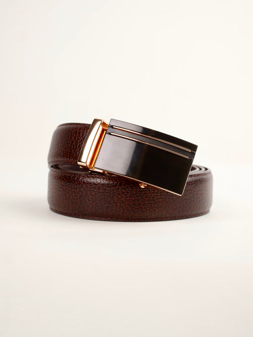Aurum Mercer Premium Leather Ratchet Belt