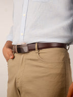 Aurum Mercer Premium Leather Ratchet Belt