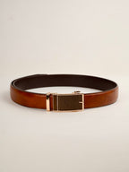 Aurum Ledger Premium Leather Ratchet Belt