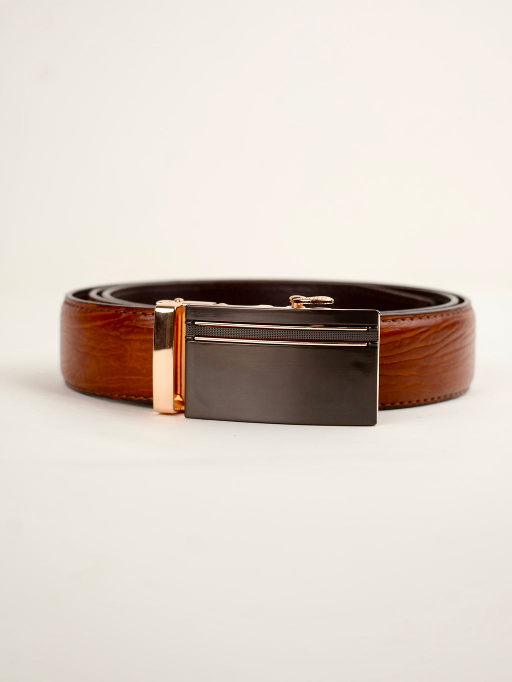 Aurum Mercer Premium Leather Ratchet Belt