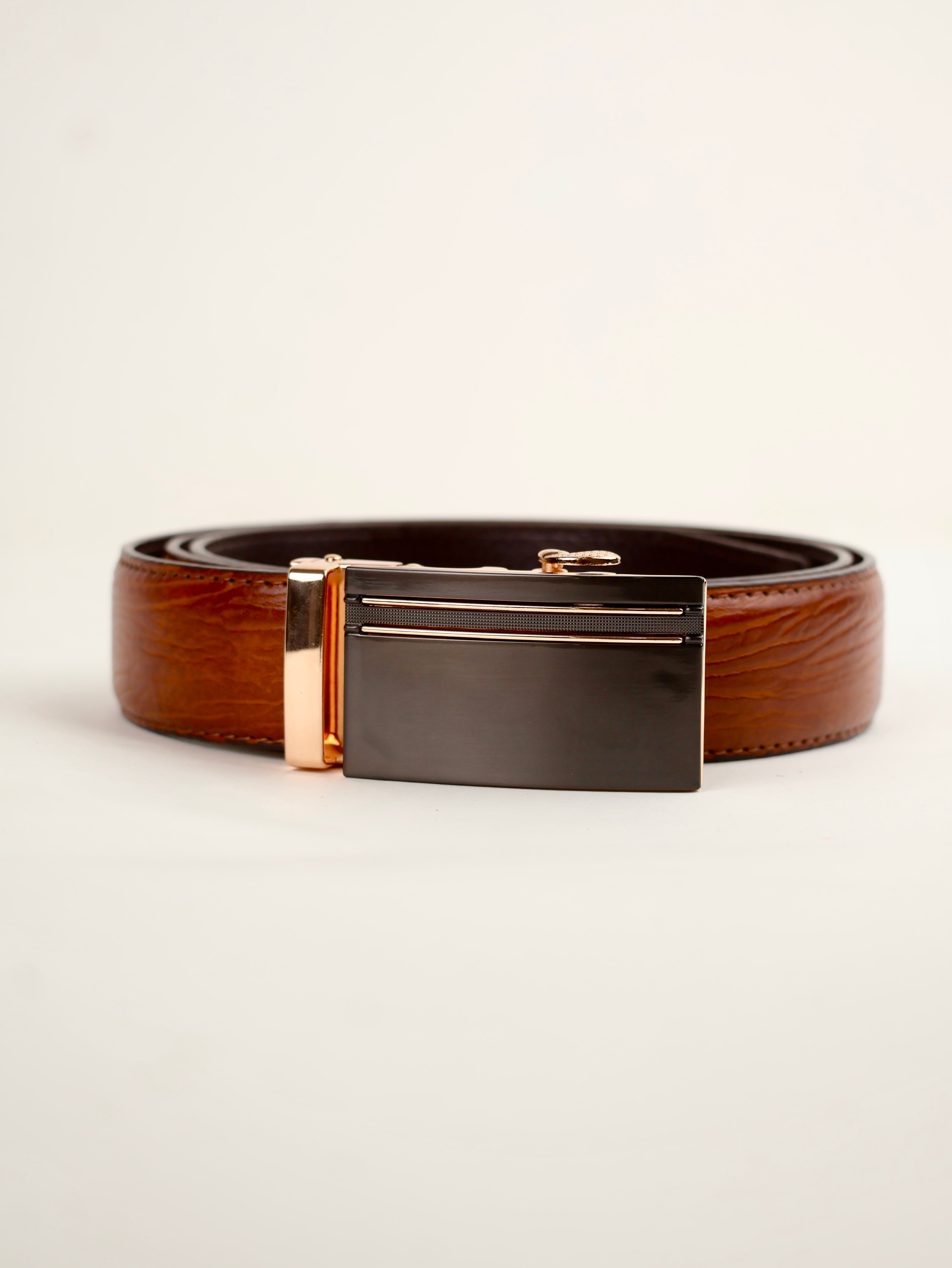 Aurum Mercer Premium Leather Ratchet Belt