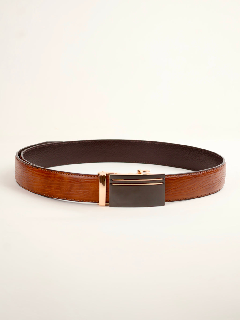 Aurum Mercer Premium Leather Ratchet Belt
