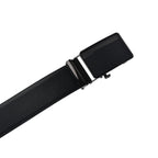 Moda B Premium Italian Leather Reversible Waist Belt, Autolock Buckle, Black and Brown, Fits Waist Size up to 44 Inches. For Men STYLE 2