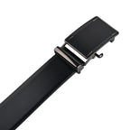 Moda B Premium Italian Leather Reversible Waist Belt, Autolock Buckle, Black and Brown, Fits Waist Size up to 44 Inches. For Men STYLE 4