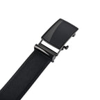 Moda B Premium Italian Leather Reversible Waist Belt, Autolock Buckle, Black and Brown, Fits Waist Size up to 44 Inches. For Men STYLE 1