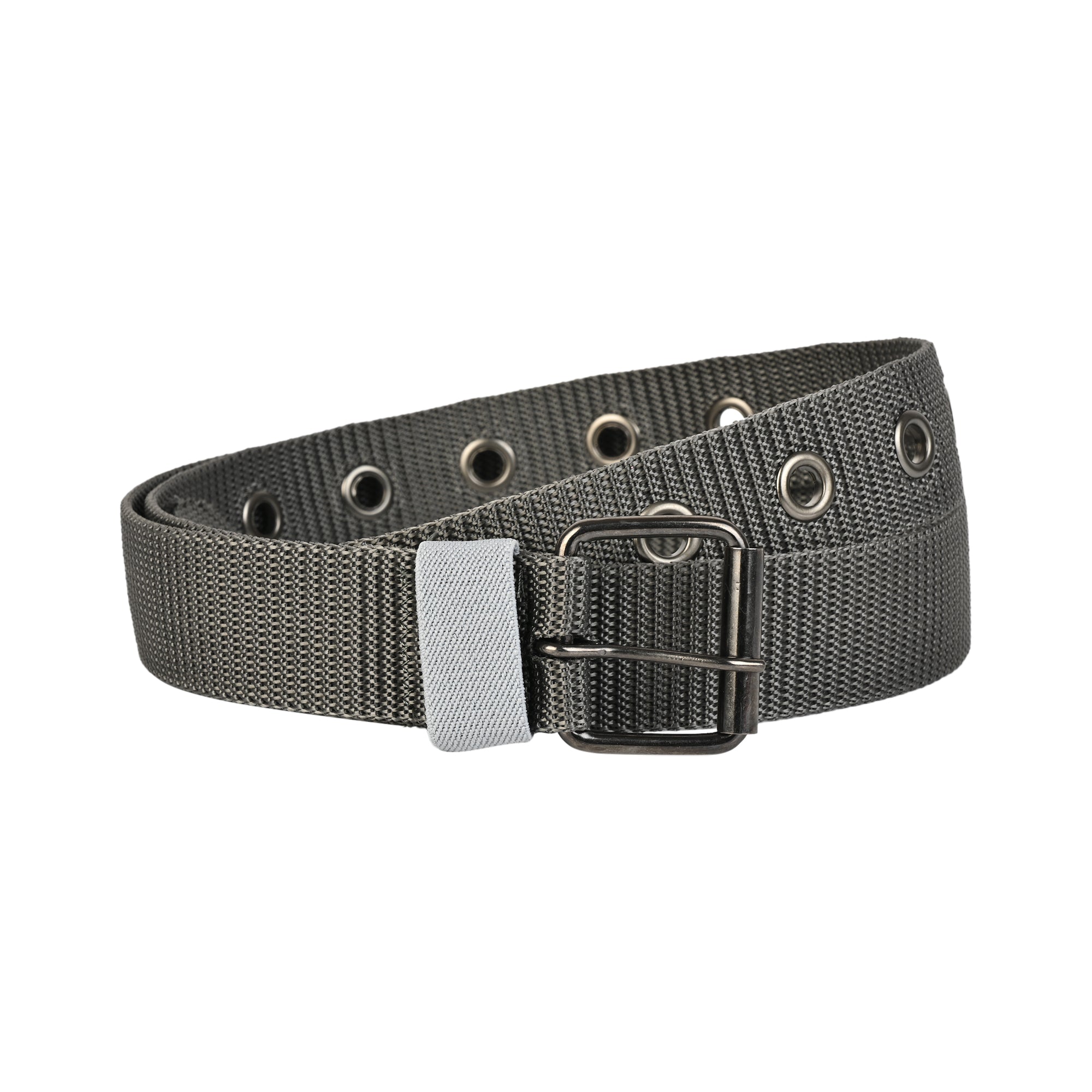 Moda Berrinche SATYA STRIPE – Unisex Woven Fabric Belt - GREY