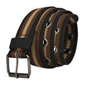 SATYA STRIPE – Unisex Woven Fabric Belt | Casual Wear | Pin Buckle | 30-38 Inches Waist Size | for Men & Women
