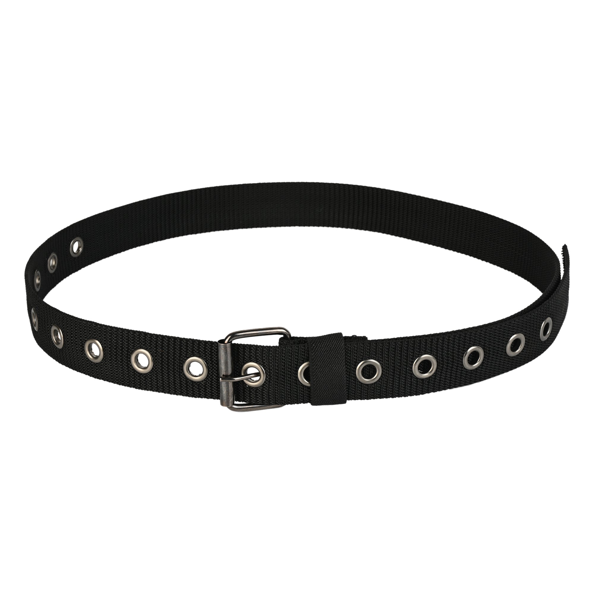 Moda Berrinche SATYA STRIPE – Unisex Woven Fabric Belt - Black