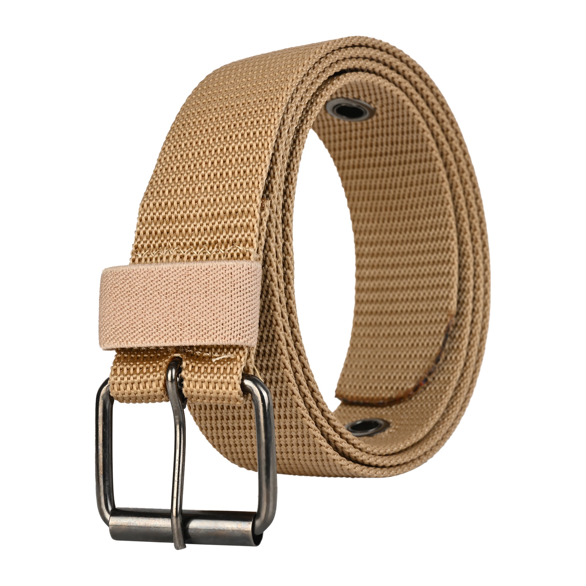 Moda Berrinche SATYA STRIPE – Unisex Woven Fabric Belt - MUSTARD