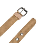 Moda Berrinche SATYA STRIPE – Unisex Woven Fabric Belt - MUSTARD