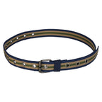 SATYA STRIPE – Unisex Woven Fabric Belt | Casual Wear | Pin Buckle | 30-38 Inches Waist Size | for Men & Women