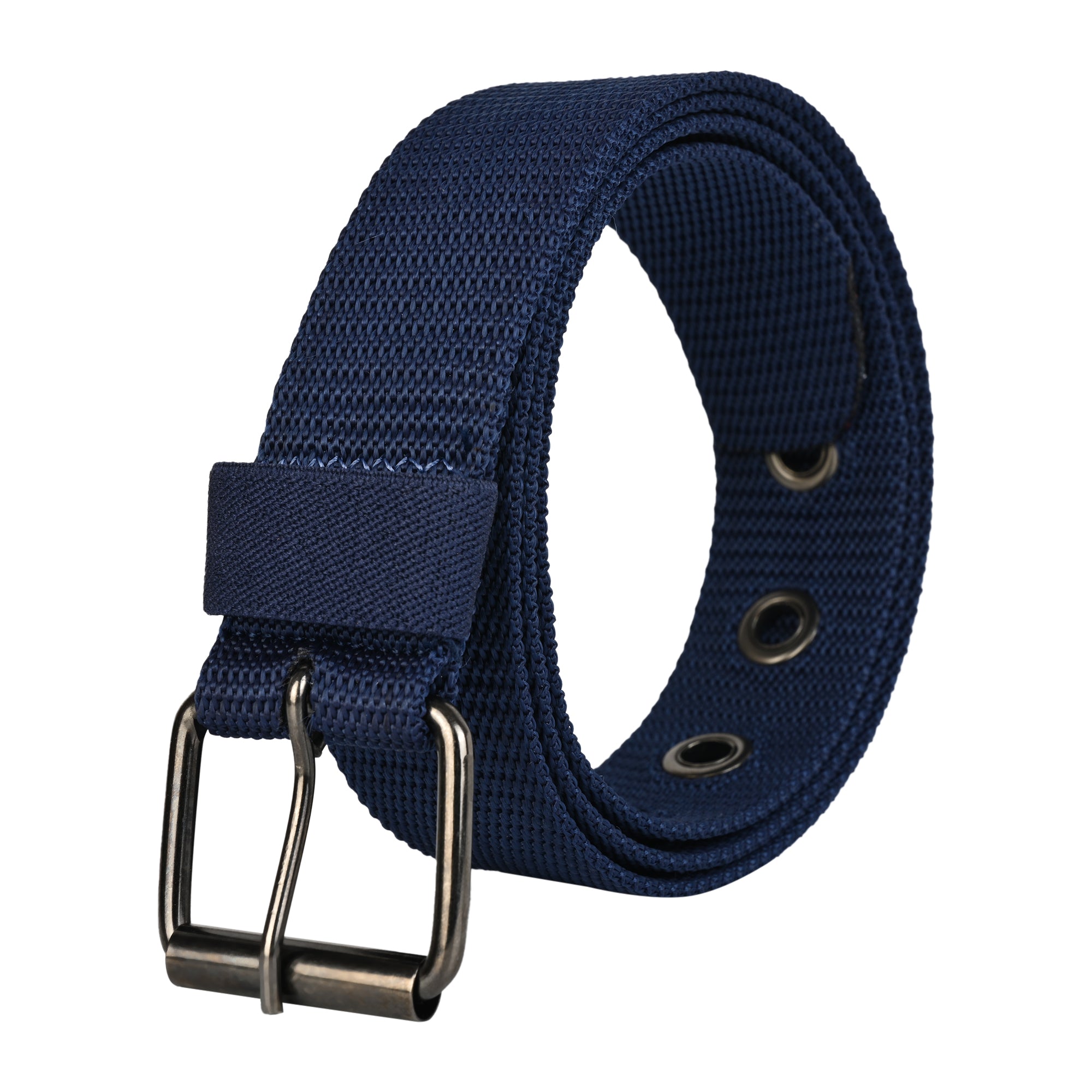 Moda Berrinche SATYA STRIPE – Unisex Woven Fabric Belt - Blue