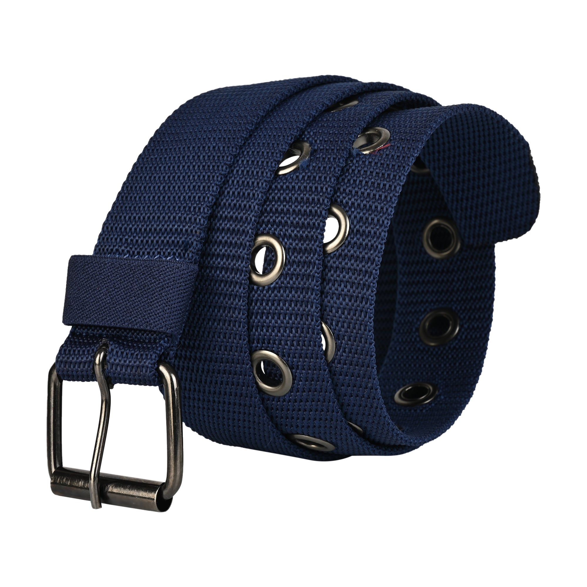 Moda Berrinche SATYA STRIPE – Unisex Woven Fabric Belt - Blue