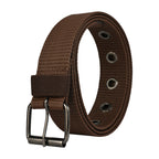 Moda Berrinche SATYA STYLE Woven Fabric Belt with Pin Buckle, Quick-Drying Vegan Material, Up to 38 Inches Waist Size, Unisex