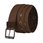 Moda Berrinche SATYA STYLE Woven Fabric Belt with Pin Buckle, Quick-Drying Vegan Material, Up to 38 Inches Waist Size, Unisex