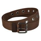 Moda Berrinche SATYA STRIPE – Unisex Woven Fabric Belt - BROWN