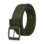 Moda Berrinche SATYA STYLE Woven Fabric Belt with Pin Buckle, Quick-Drying Vegan Material, Up to 38 Inches Waist Size, Unisex