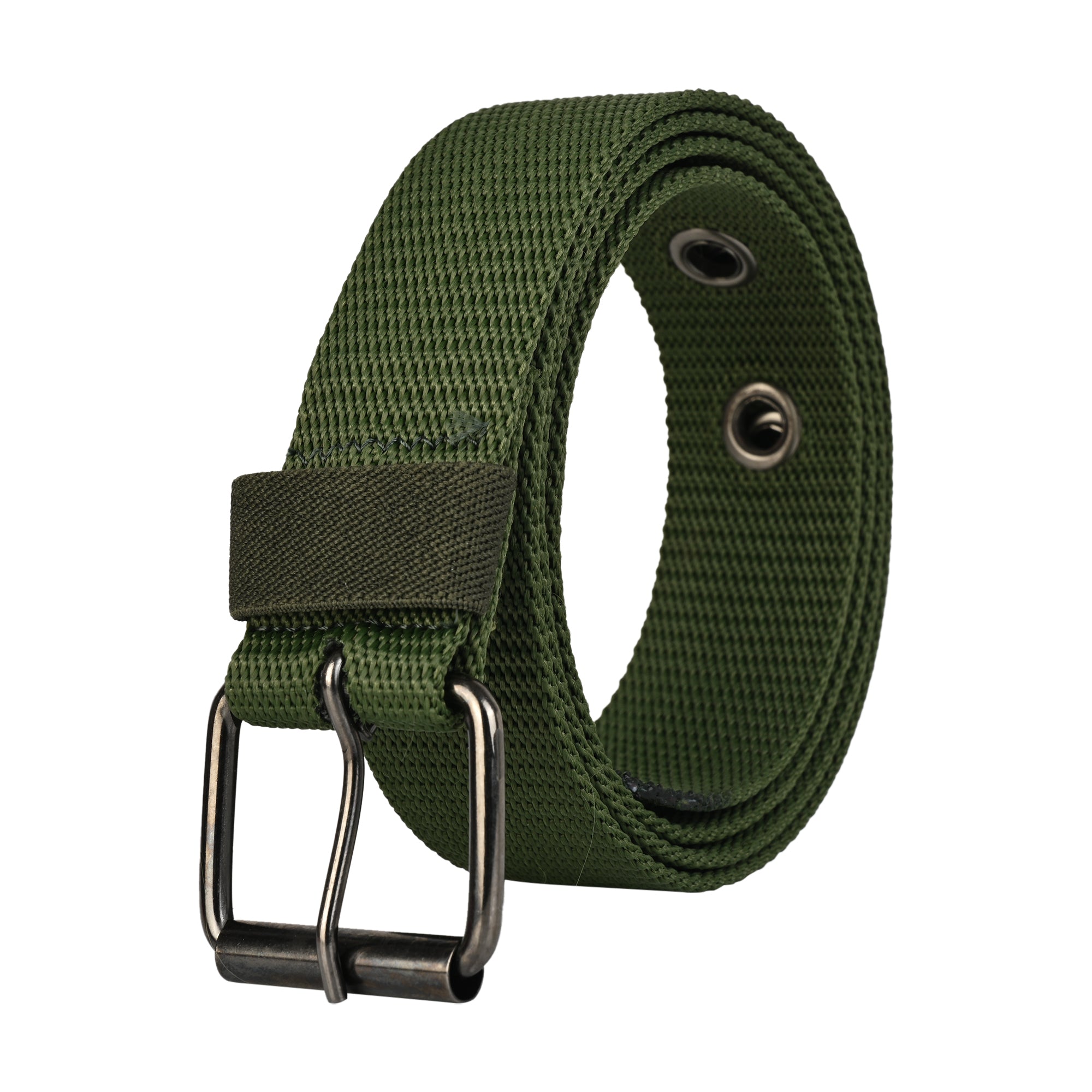 Moda Berrinche SATYA STYLE Woven Fabric Belt with Pin Buckle, Quick-Drying Vegan Material, Up to 38 Inches Waist Size, Unisex