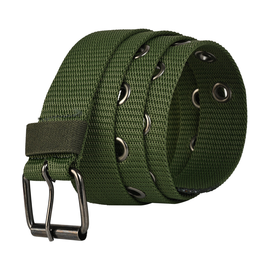 Moda Berrinche SATYA STYLE Woven Fabric Belt with Pin Buckle, Quick-Drying Vegan Material, Up to 38 Inches Waist Size, Unisex