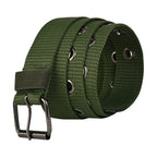 Moda Berrinche SATYA STYLE Woven Fabric Belt with Pin Buckle, Quick-Drying Vegan Material, Up to 38 Inches Waist Size, Unisex
