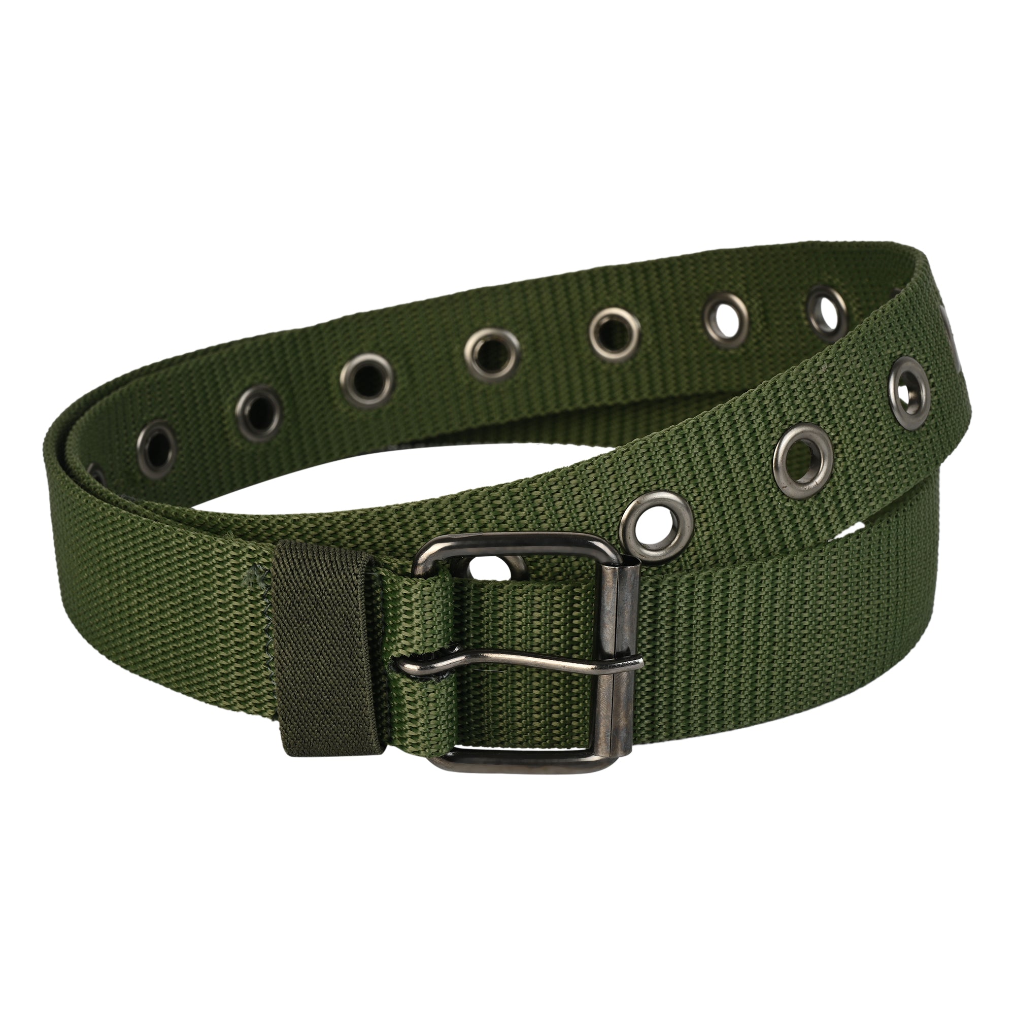 Moda Berrinche SATYA STYLE Woven Fabric Belt with Pin Buckle, Quick-Drying Vegan Material, Up to 38 Inches Waist Size, Unisex