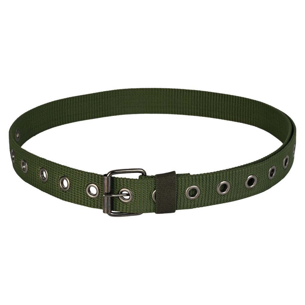 Moda Berrinche SATYA STRIPE – Unisex Woven Fabric Belt - GREEN