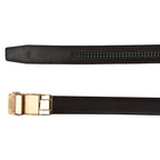 Moda B Aurum Arlune | Premium Leather Ratchet Buckal Waist Belt | 32-39 Inches Waist Size | Genuine Leather | For Men | Aurum Collection