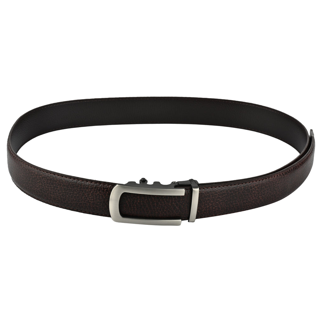Moda B Monarch Sterling Slate | Premium Genuine Leather Ratchet Buckal Waist Belt | 32-39 Inches Waist Size | Genuine Leather | For Men | Monarch Collection
