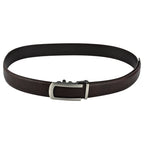 Moda B Monarch Sterling Slate | Premium Genuine Leather Ratchet Buckal Waist Belt | 32-39 Inches Waist Size | Genuine Leather | For Men | Monarch Collection