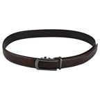 Moda B Monarch Noir Eclipse | Premium Leather Ratchet Buckal Waist Belt | 32-39 Inches Waist Size | Genuine Leather | For Men | Monarch Collection