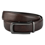 Moda B Monarch Noir Eclipse | Premium Leather Ratchet Buckal Waist Belt | 32-39 Inches Waist Size | Genuine Leather | For Men | Monarch Collection