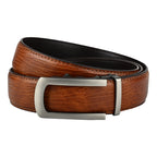 Moda B Monarch Sterling Slate | Premium Genuine Leather Ratchet Buckal Waist Belt | 32-39 Inches Waist Size | Genuine Leather | For Men | Monarch Collection