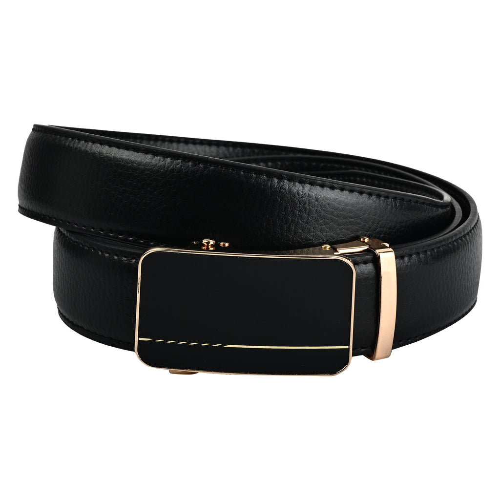 Moda B Aurum Arlune | Premium Leather Ratchet Buckal Waist Belt | 32-39 Inches Waist Size | Genuine Leather | For Men | Aurum Collection