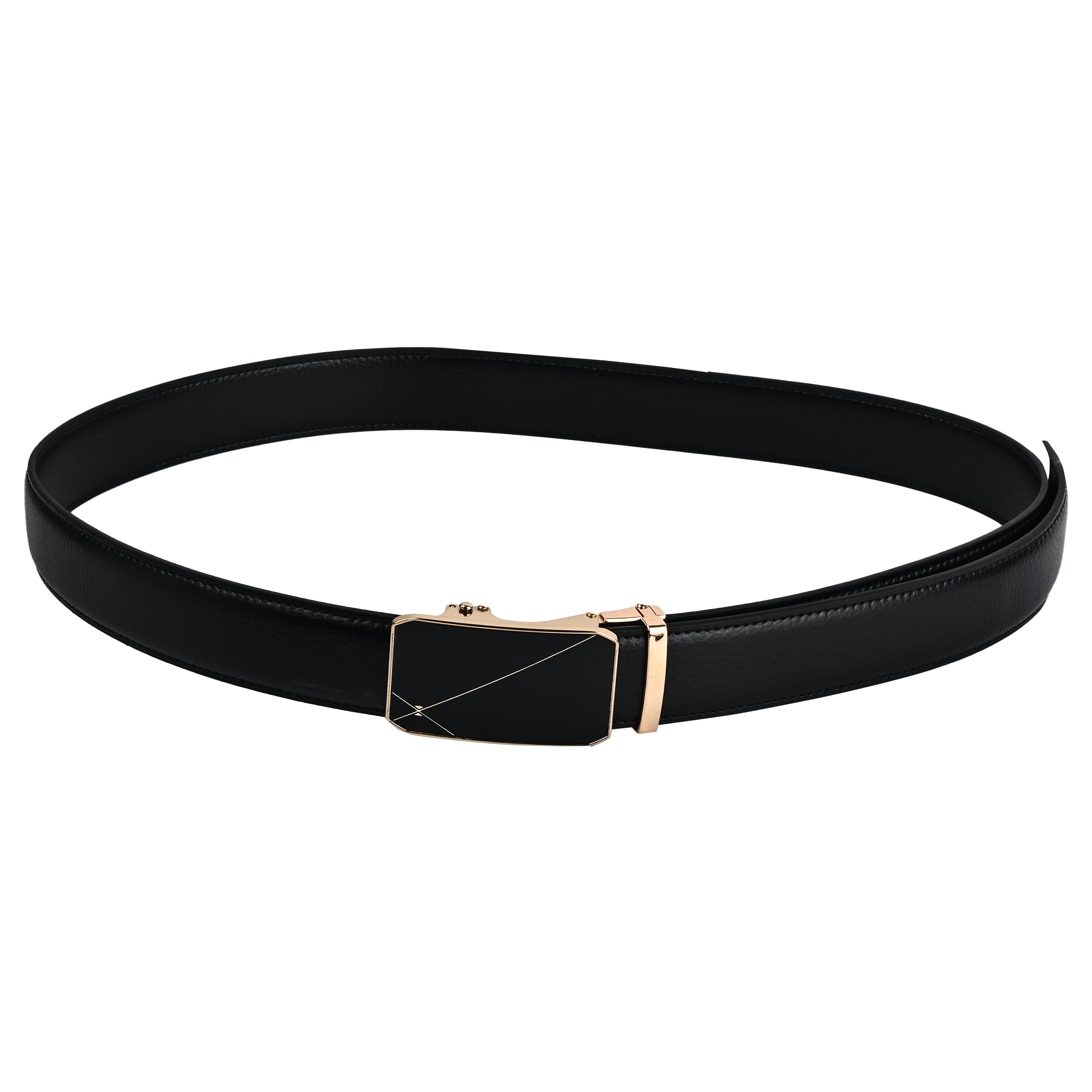 Moda B Aurum Mirage | Premium Leather Ratchet Buckal Waist Belt | 32-39 Inches Waist Size | Genuine Leather | For Men | Aurum Collection