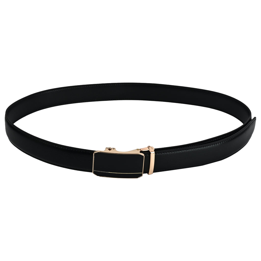 Moda B Aurum Cadence | Premium Leather Ratchet Buckal Waist Belt | 32-39 Inches Waist Size | Genuine Leather | For Men | Aurum Collection