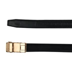 Moda B Aurum Cadence | Premium Leather Ratchet Buckal Waist Belt | 32-39 Inches Waist Size | Genuine Leather | For Men | Aurum Collection