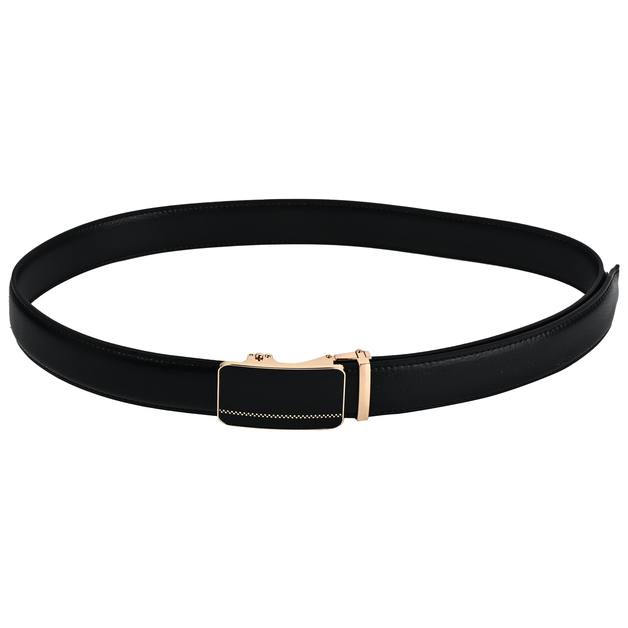 Moda B Aurum Reverie | Premium Leather Ratchet Buckal Waist Belt | 32-39 Inches Waist Size | Genuine Leather | For Men | Aurum Collection