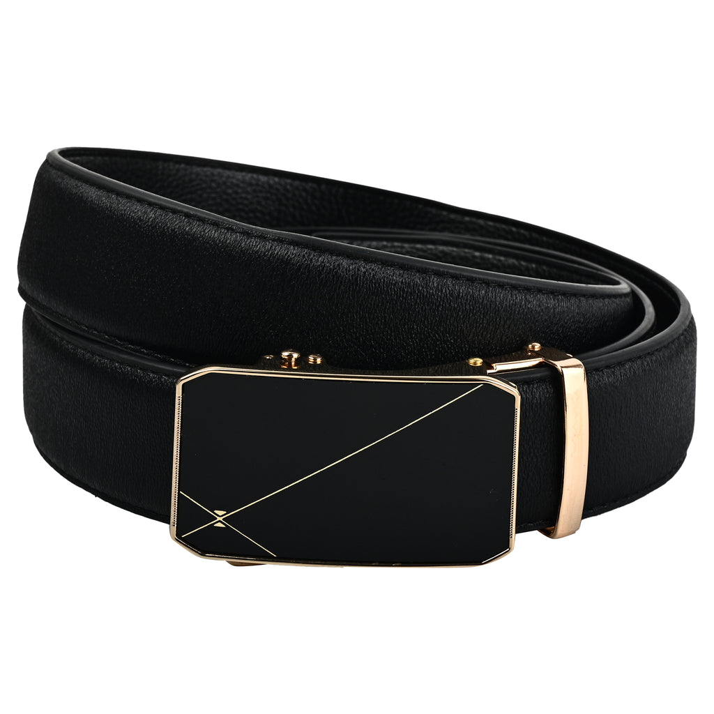 Moda B Aurum Mirage | Premium Leather Ratchet Buckal Waist Belt | 32-39 Inches Waist Size | Genuine Leather | For Men | Aurum Collection