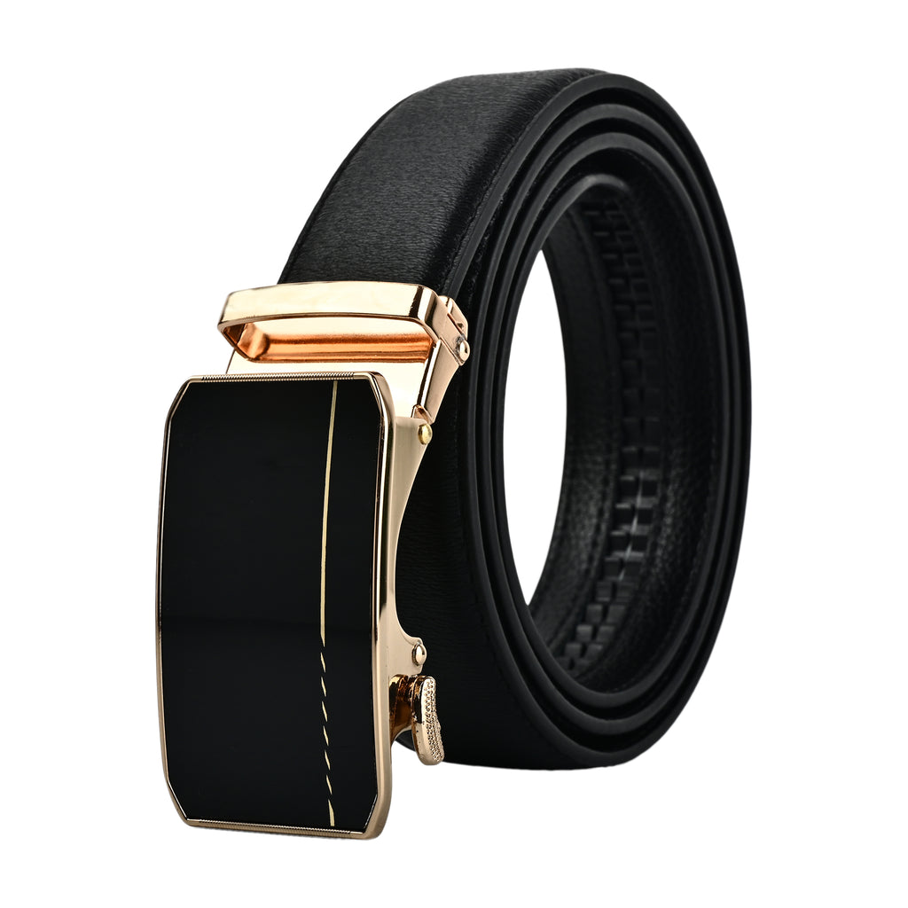 Moda B Aurum Arlune | Premium Leather Ratchet Buckal Waist Belt | 32-39 Inches Waist Size | Genuine Leather | For Men | Aurum Collection