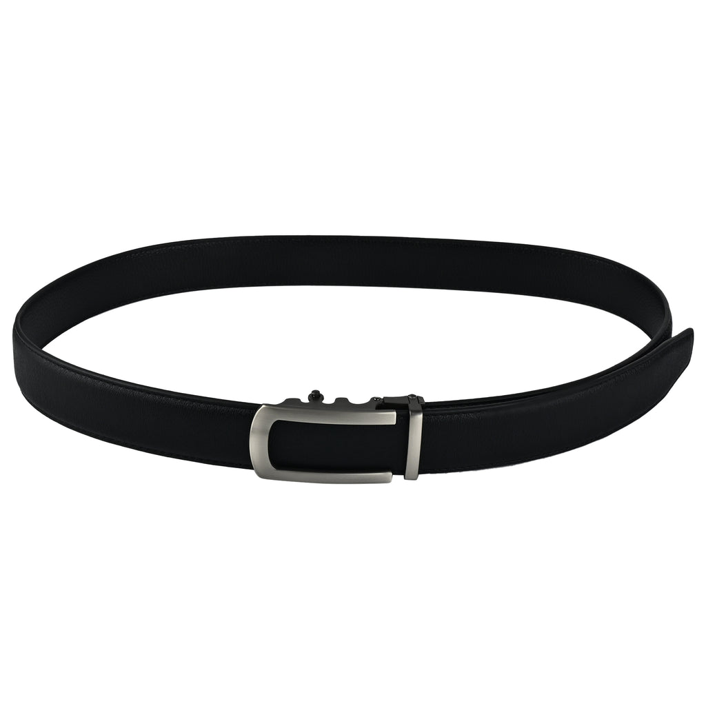 Moda B Monarch Sterling Slate | Premium Genuine Leather Ratchet Buckal Waist Belt | 32-39 Inches Waist Size | Genuine Leather | For Men | Monarch Collection