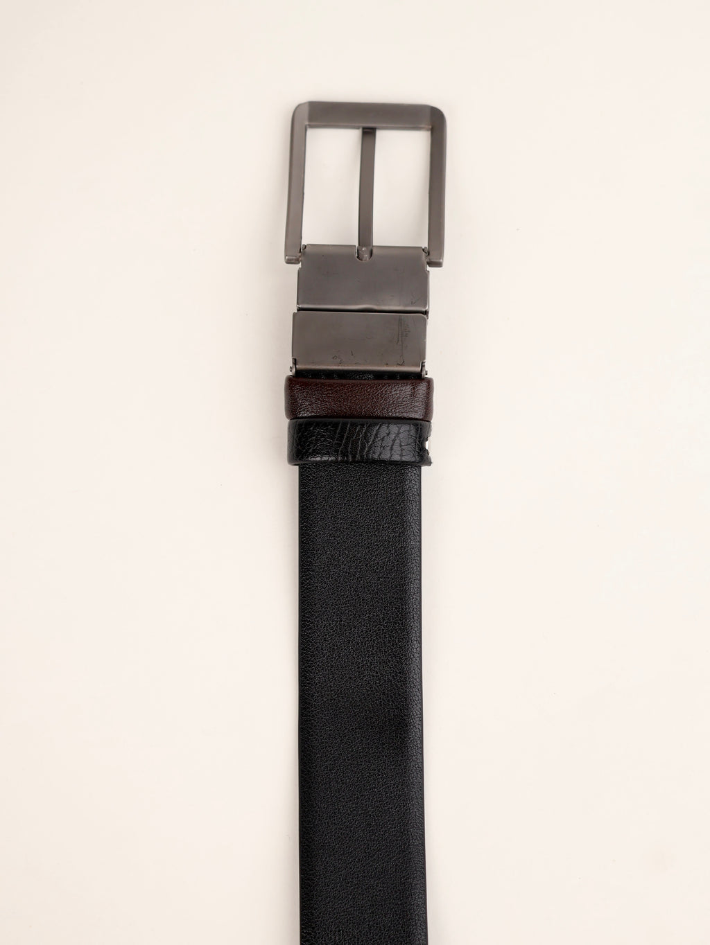 Milano Reversible Italian Premium Leather Belt, Pin Buckle, Reversible