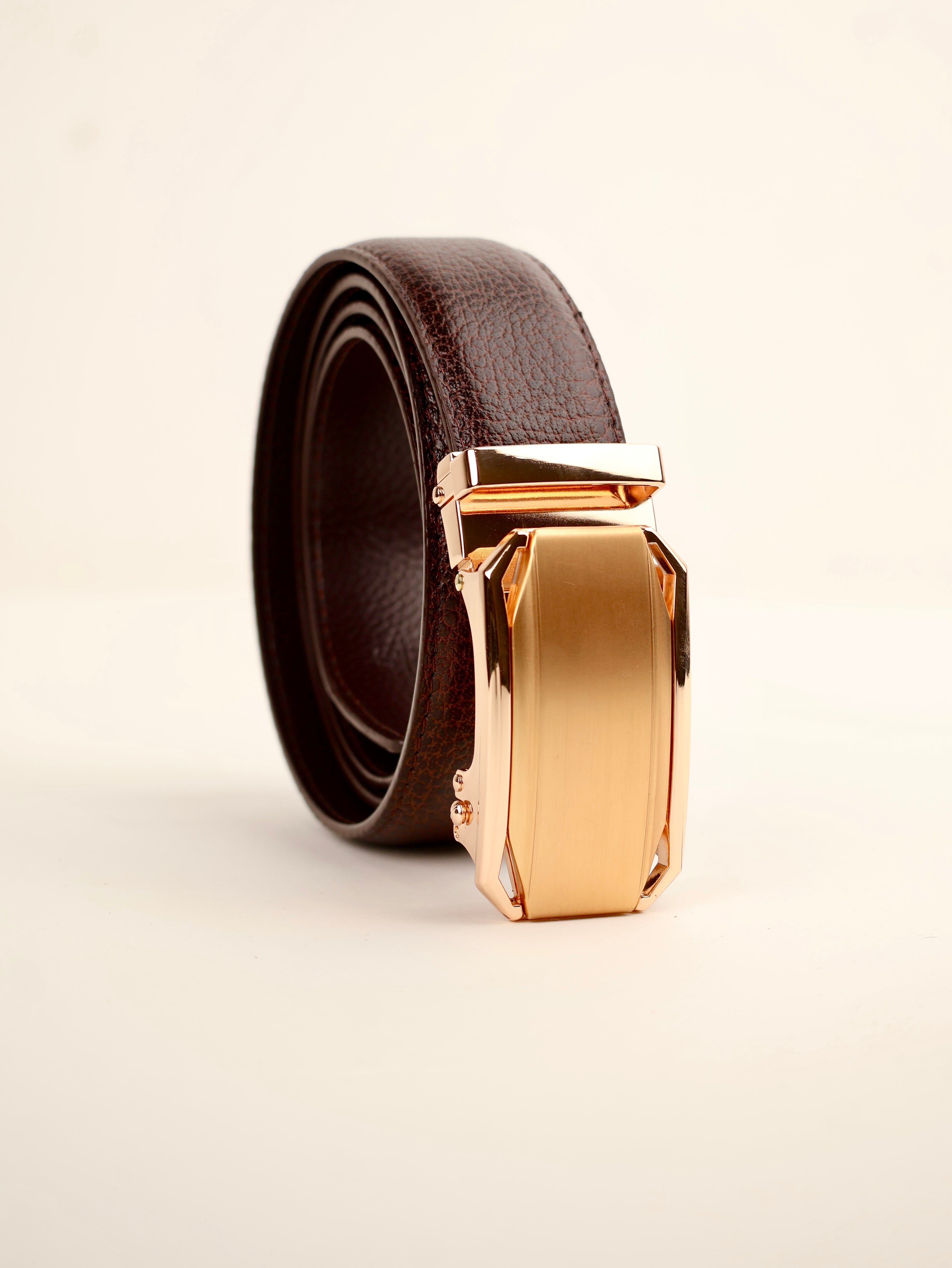 Monarch Gilded Crest The Luxury Leather Ratchet Belt