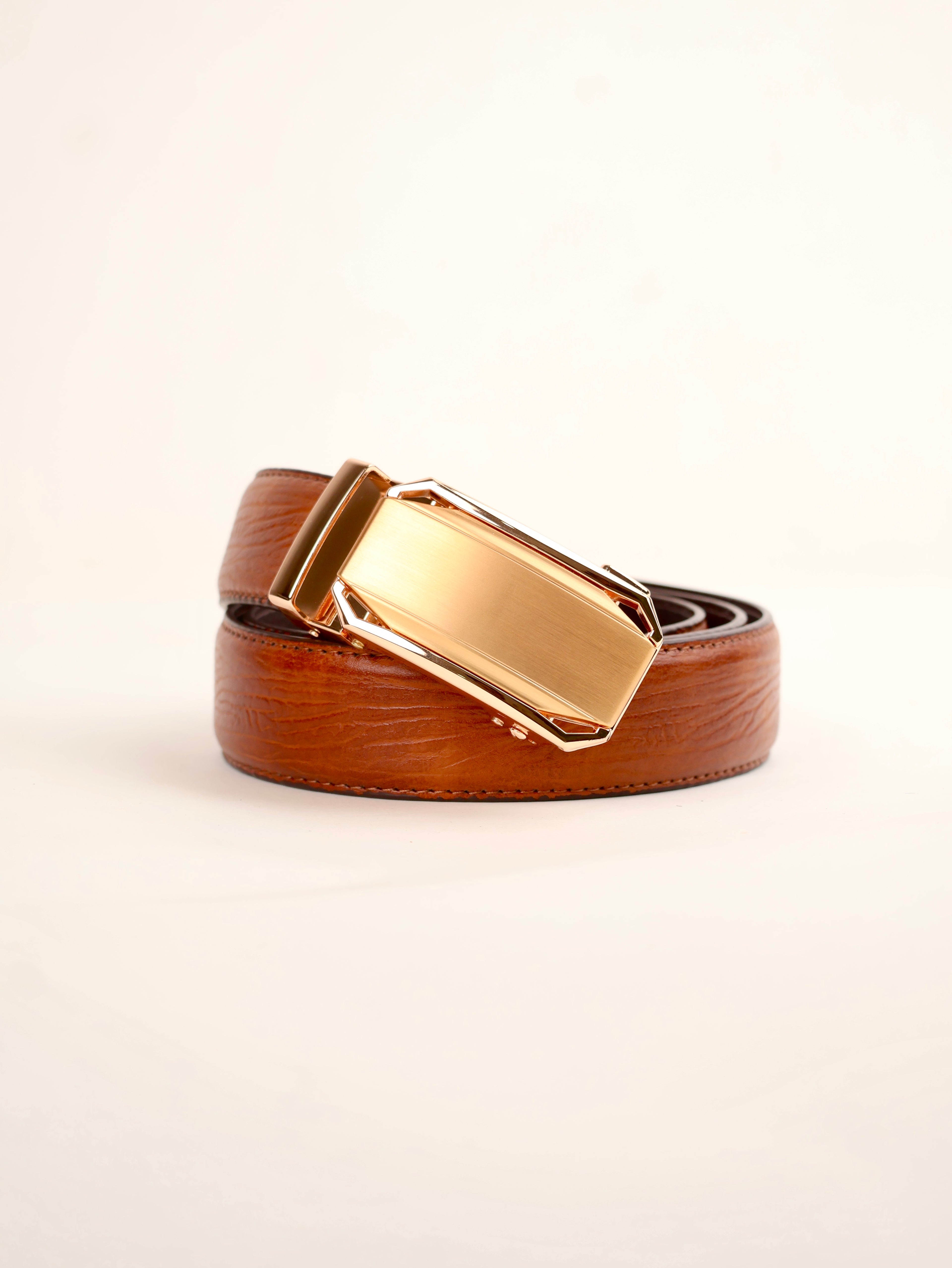 Monarch Gilded Crest The Luxury Leather Ratchet Belt