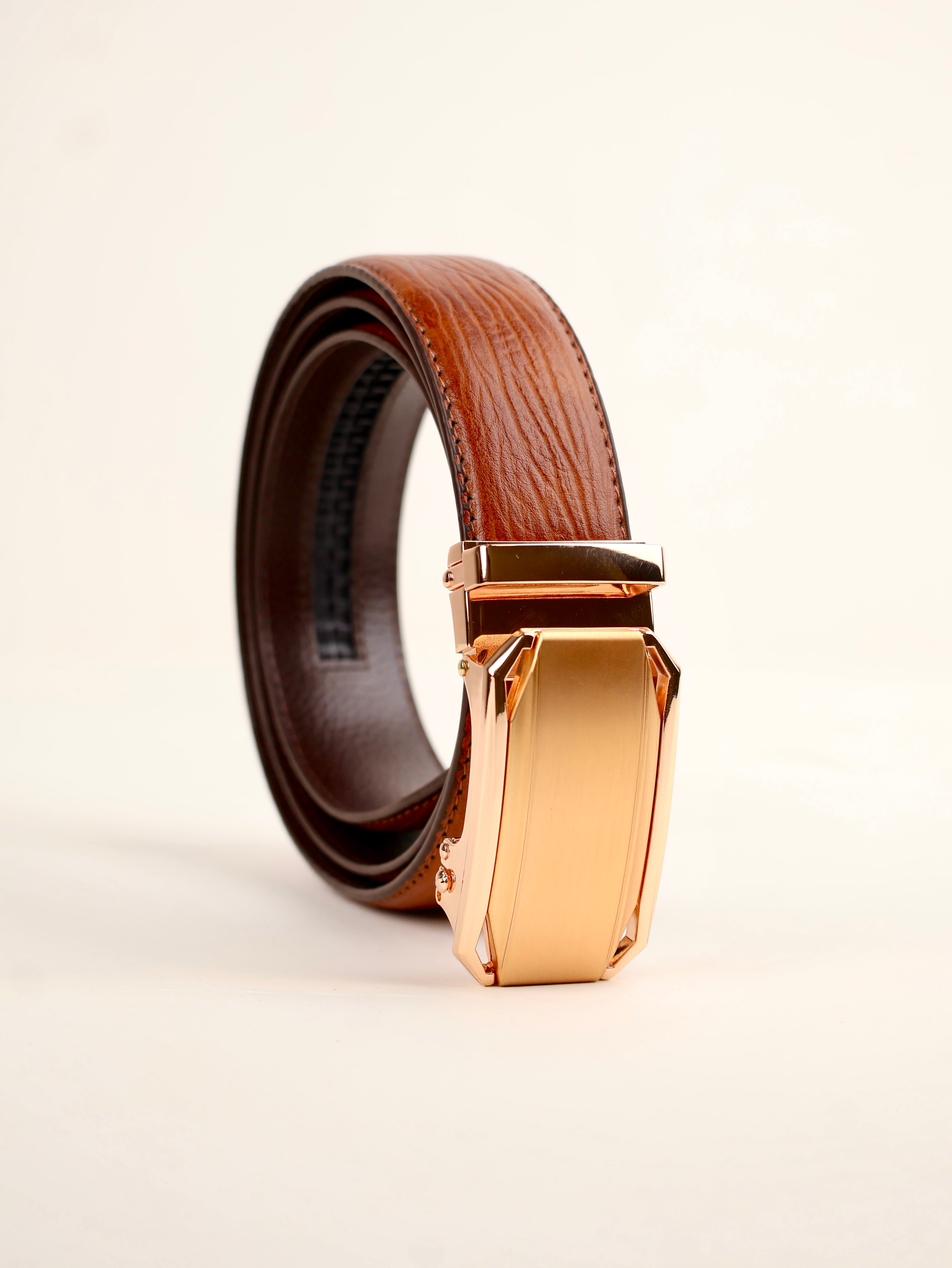 Monarch Gilded Crest The Luxury Leather Ratchet Belt