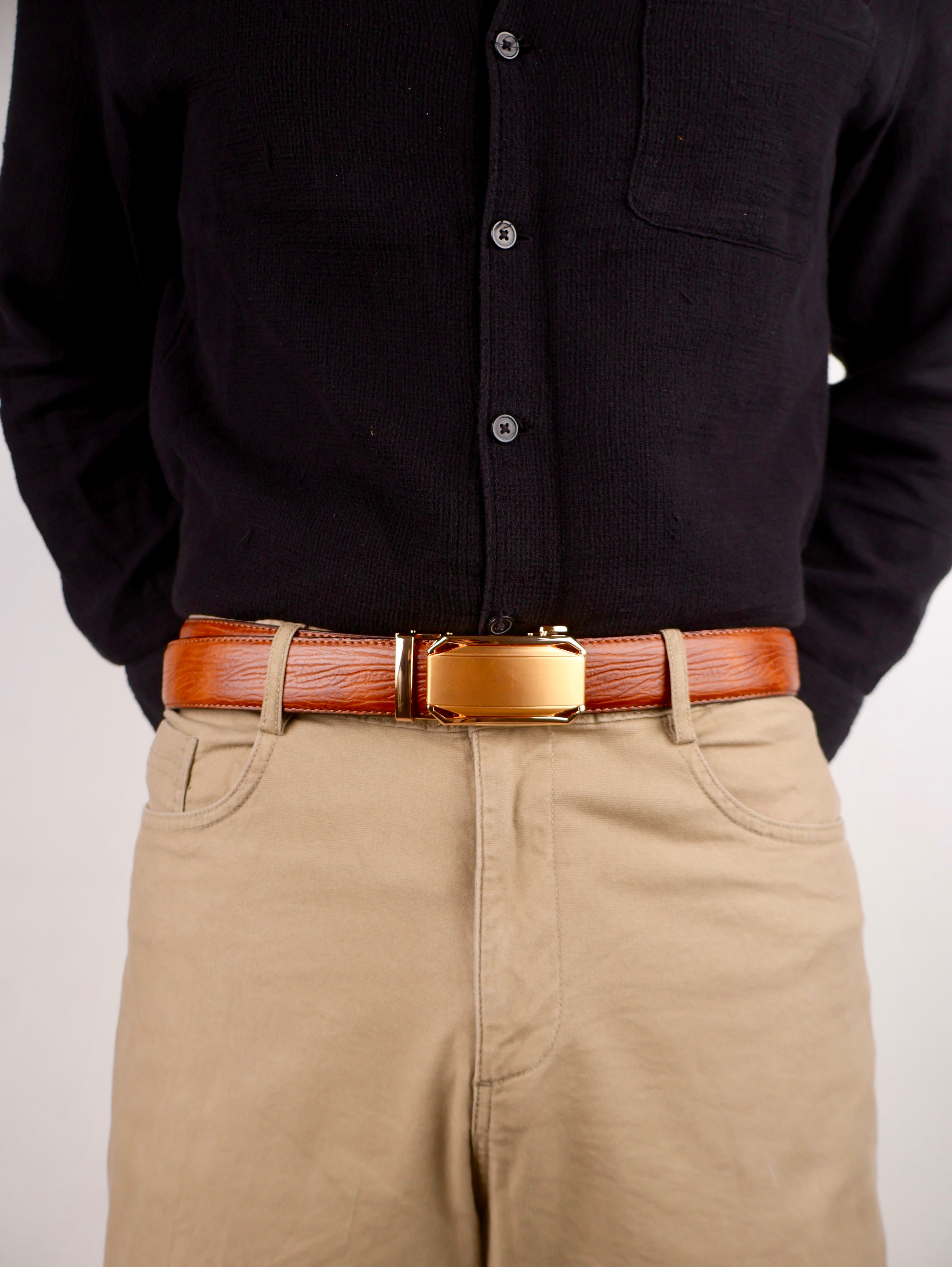 Monarch Gilded Crest The Luxury Leather Ratchet Belt