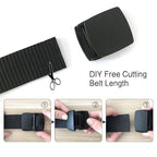 Moda B Monarch Noir Eclipse | Premium Leather Ratchet Buckal Waist Belt | 32-39 Inches Waist Size | Genuine Leather | For Men | Monarch Collection